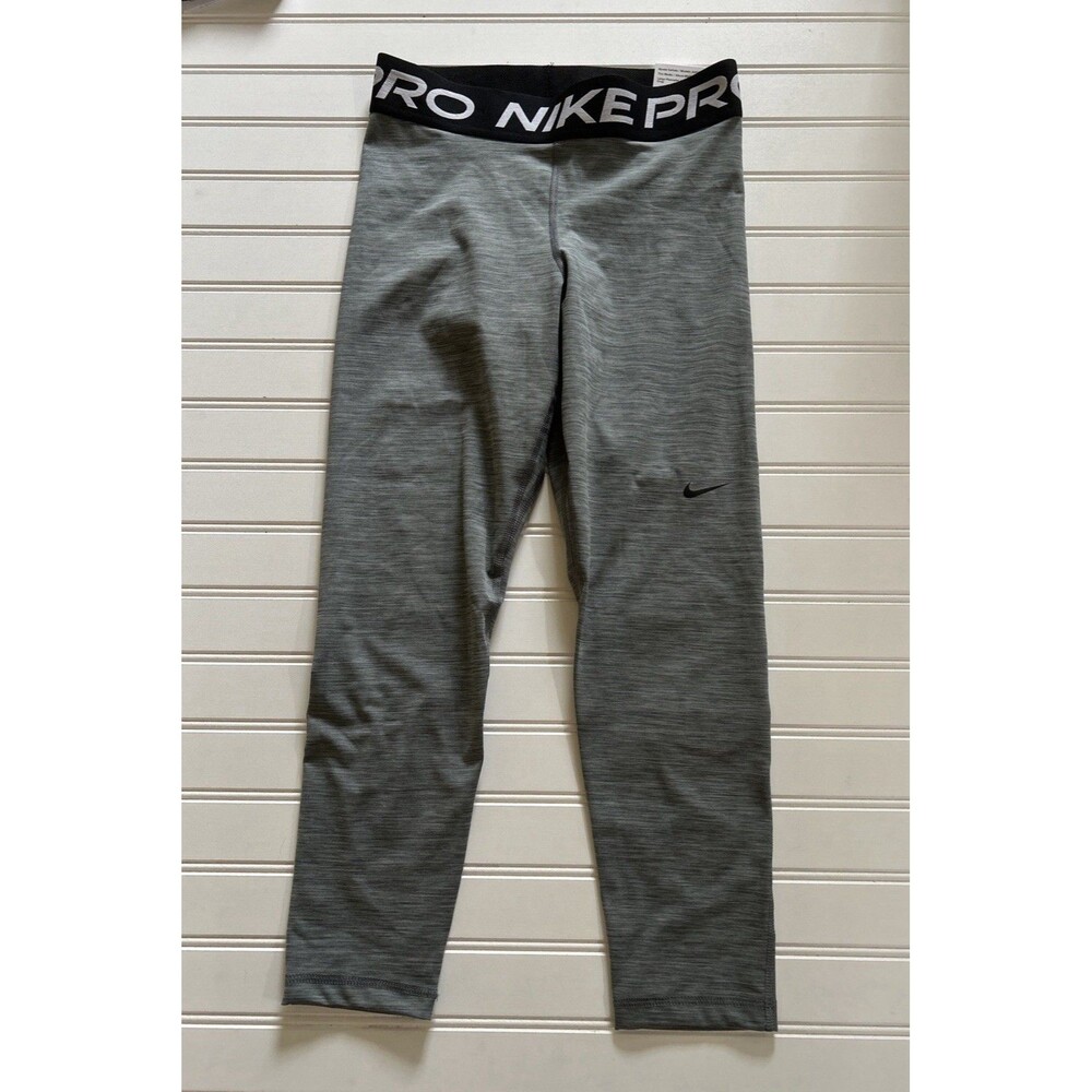 Nike Pro 365 Women's Mid-Rise Cropped Mesh-Panel LeggingsStyle Code: CZ9803-084M - Picture 8 of 9